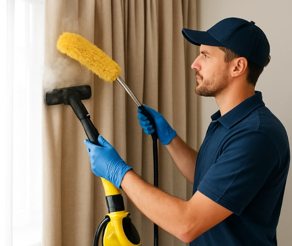 Trusted blind cleaning technician Matty Curtain Cleaning northmead-nsw QLD