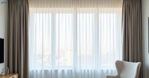 Freshly steam cleaned curtains in northmead-nsw QLD